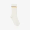 Chaussettes transparentes à côtes Runway Chaussettes transparentes à côtes Runway