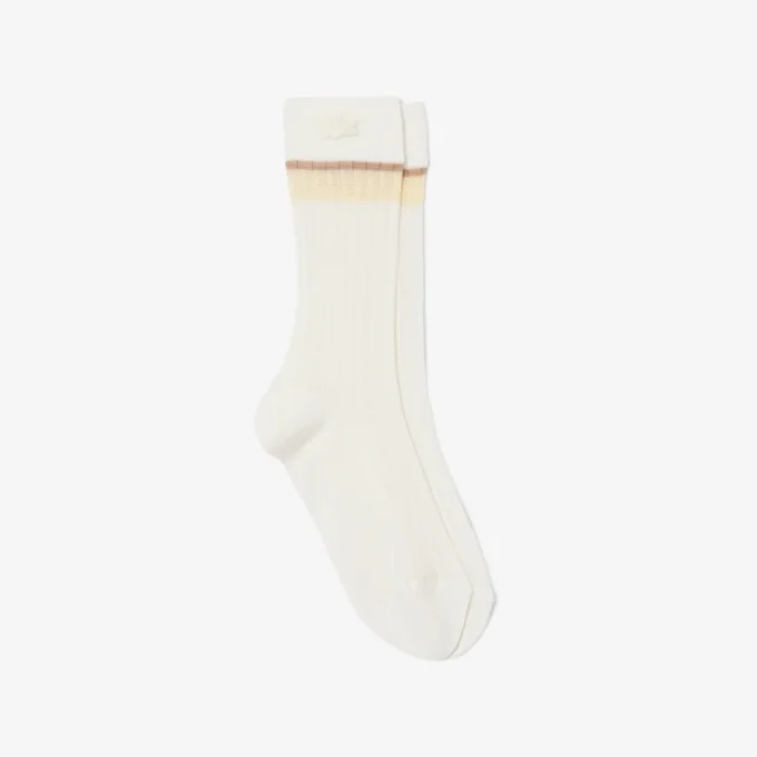 Chaussettes transparentes à côtes Runway Chaussettes transparentes à côtes Runway
