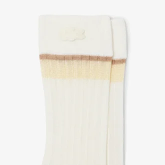 Chaussettes transparentes à côtes Runway