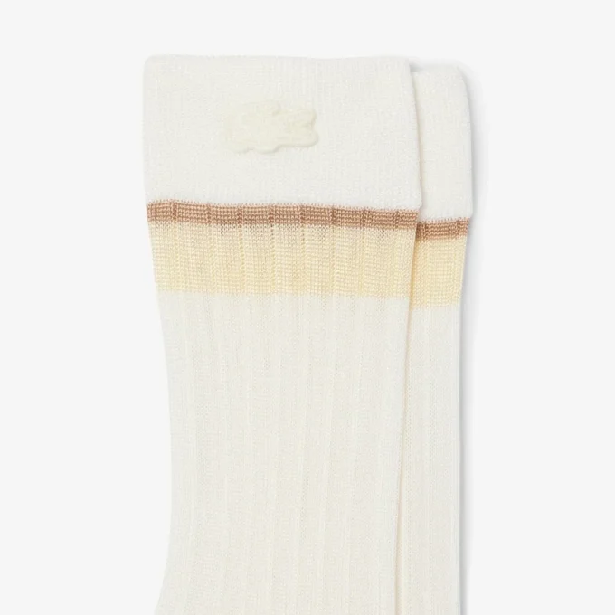 Chaussettes transparentes à côtes Runway Chaussettes transparentes à côtes Runway