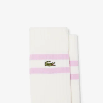 Chaussettes unisexes en coton côtelé