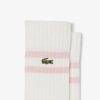 Chaussettes unisexes en coton côtelé