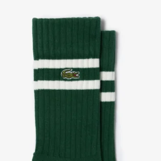 Chaussettes unisexes en coton côtelé