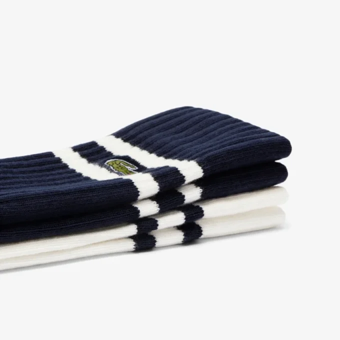 Chaussettes unisexes en coton côtelé Chaussettes unisexes en coton côtelé