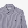 Chemise boutonnée à rayures stretch coupe slim pour homme Chemise boutonnée à rayures stretch coupe slim pour homme