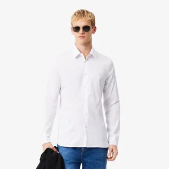 Chemise boutonnée stretch slim fit pour homme