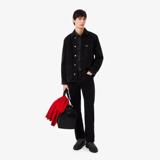 Chemise boutonnée stretch slim fit pour homme