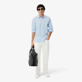 Chemise boutonnée stretch slim fit pour homme