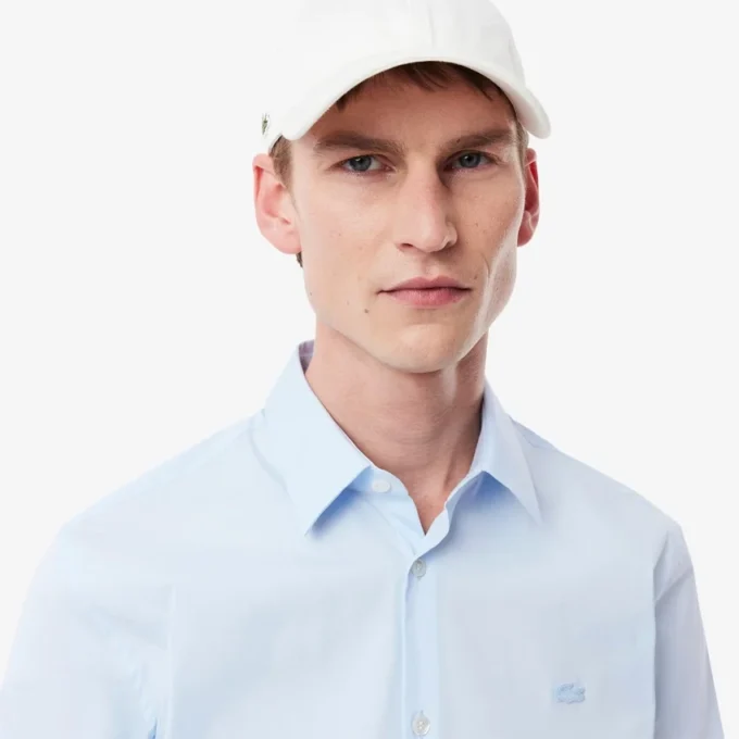 Chemise boutonnée stretch slim fit pour homme Chemise boutonnée stretch slim fit pour homme
