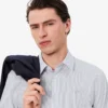 Chemise à boutons rayée coupe classique pour homme Chemise à boutons rayée coupe classique pour homme