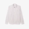 Chemise à boutons rayée coupe classique pour homme