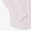 Chemise à boutons rayée coupe classique pour homme