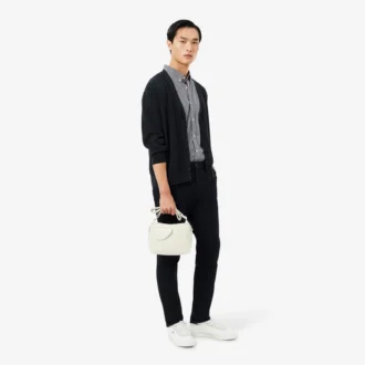 Chemise à carreaux à manches courtes, coupe classique