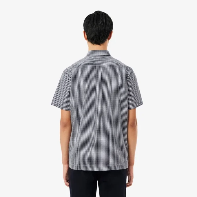 Chemise à carreaux à manches courtes, coupe classique Chemise à carreaux à manches courtes, coupe classique
