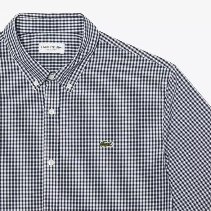 Chemise à carreaux à manches courtes, coupe classique Chemise à carreaux à manches courtes, coupe classique