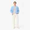 Chemise à carreaux stretch coupe slim pour homme