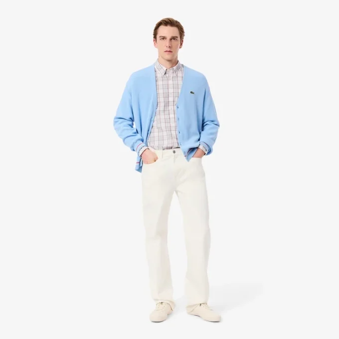 Chemise à carreaux stretch coupe slim pour homme