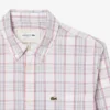 Chemise à carreaux stretch coupe slim pour homme