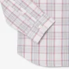 Chemise à carreaux stretch coupe slim pour homme