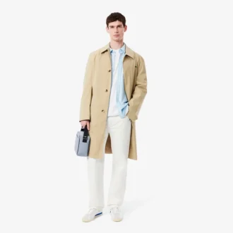 Chemise à carreaux stretch pour homme, coupe classique