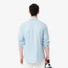 Chemise à carreaux stretch pour homme, coupe classique