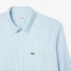Chemise à carreaux stretch pour homme, coupe classique