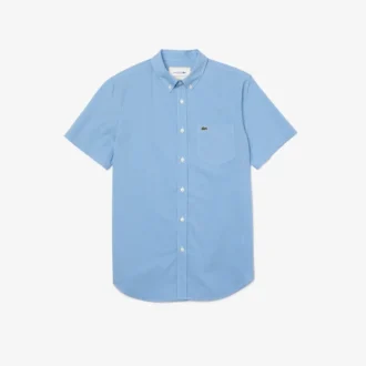Chemise à carreaux vichy pour homme, coupe classique