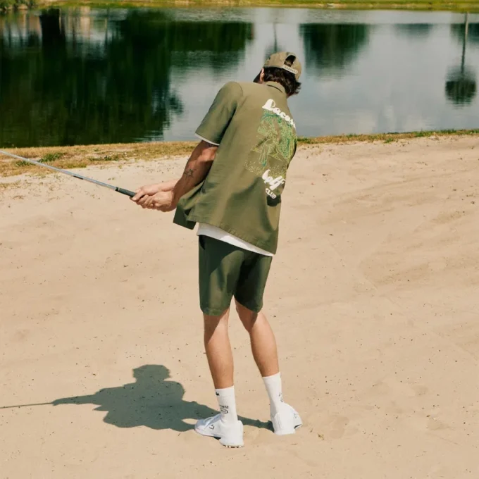 Chemise de golf stretch imprimée Ultra Dry pour homme