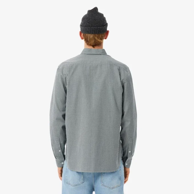 Chemise en coton à carreaux pour homme, coupe classique Chemise en coton à carreaux pour homme, coupe classique