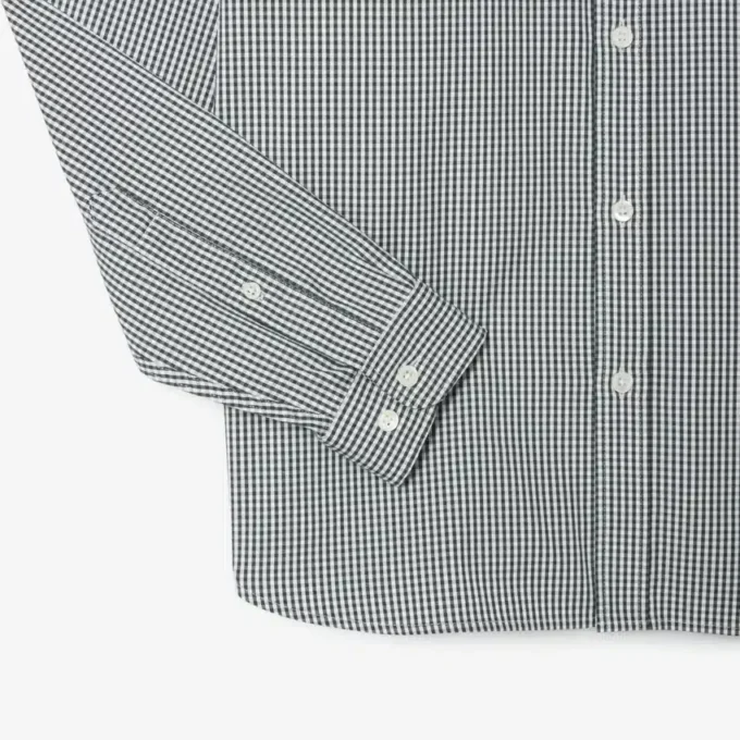 Chemise en coton à carreaux pour homme, coupe classique Chemise en coton à carreaux pour homme, coupe classique
