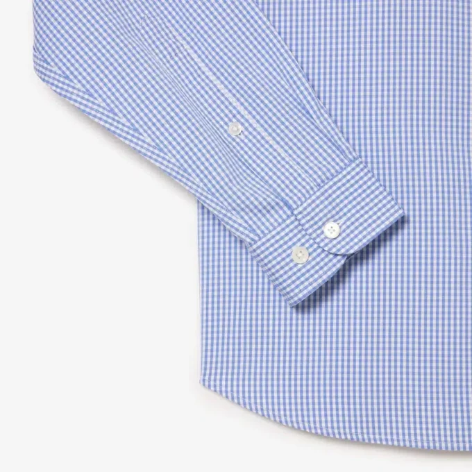 Chemise en coton à carreaux pour homme, coupe classique Chemise en coton à carreaux pour homme, coupe classique