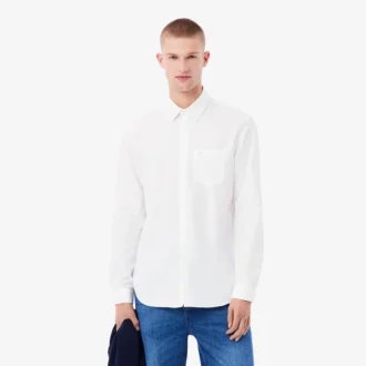Chemise en coton coupe classique pour homme