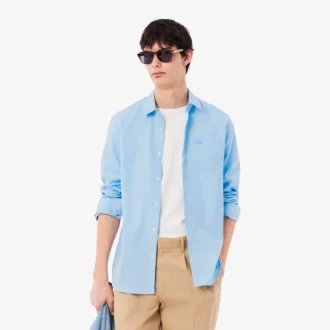 Chemise en coton coupe classique pour homme