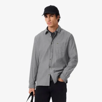 Chemise en coton coupe classique pour homme