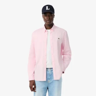 Chemise en coton coupe classique pour homme