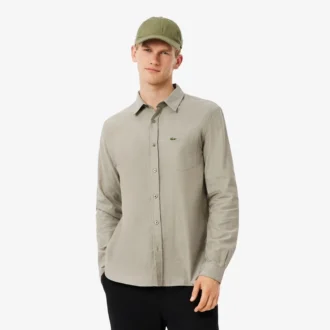 Chemise en coton coupe classique pour homme
