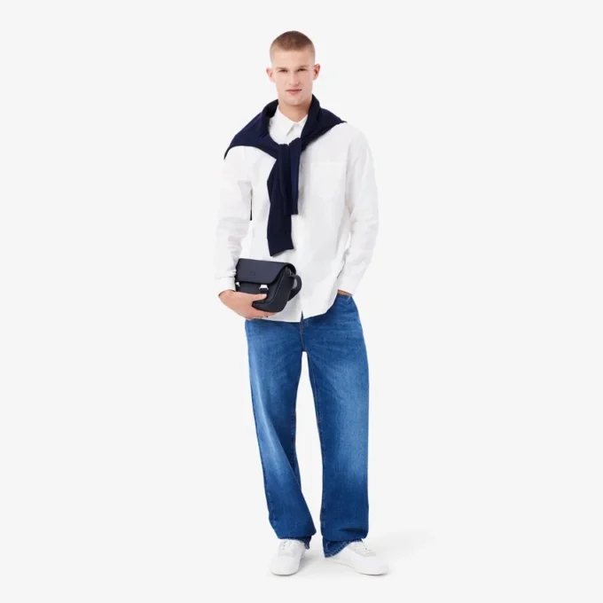 Chemise en coton coupe classique pour homme