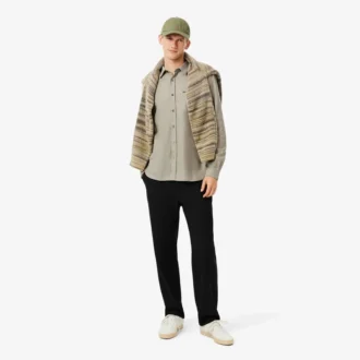 Chemise en coton coupe classique pour homme