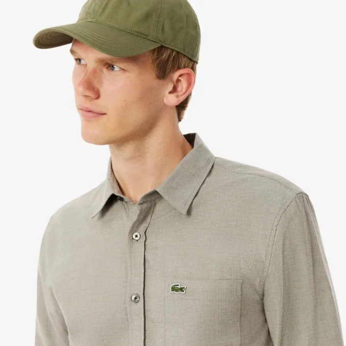 Chemise en coton coupe classique pour homme