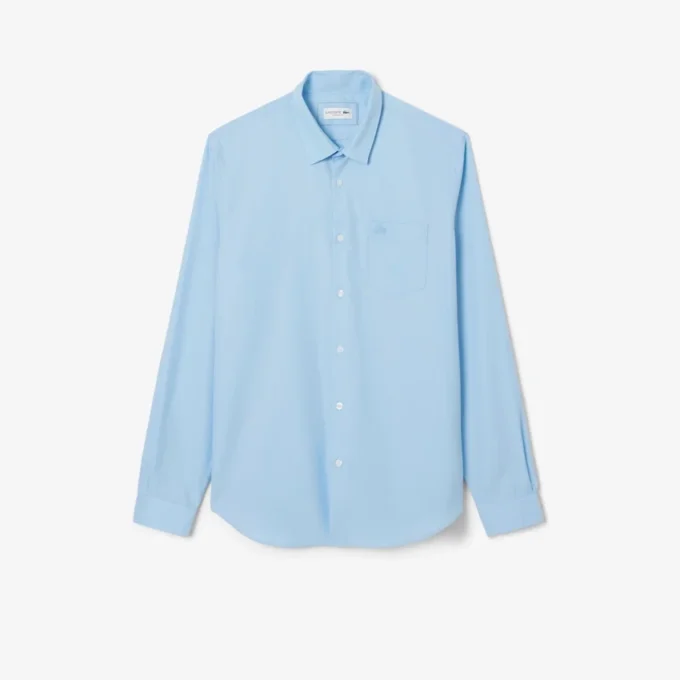 Chemise en coton coupe classique pour homme
