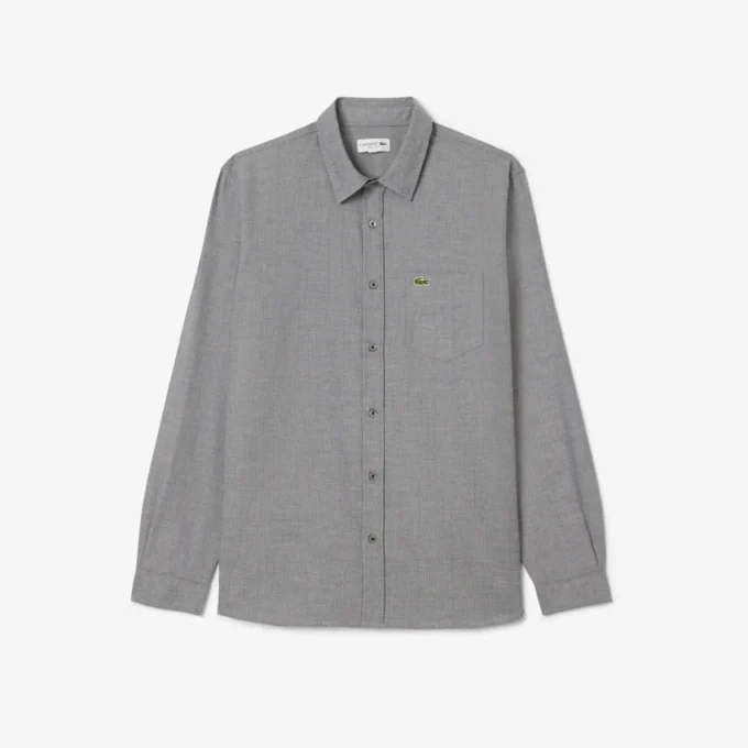 Chemise en coton coupe classique pour homme
