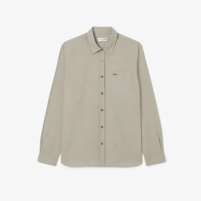 Chemise en coton coupe classique pour homme