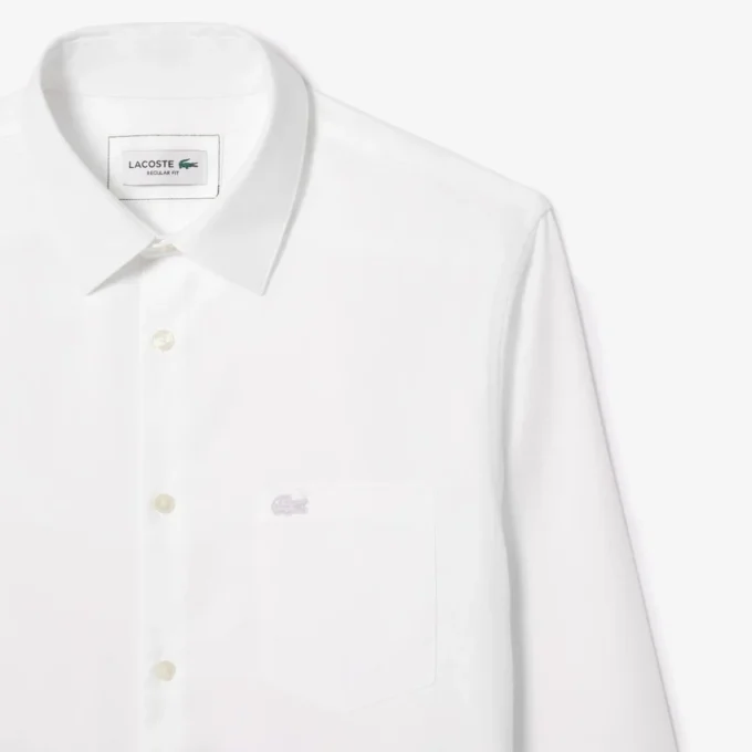 Chemise en coton coupe classique pour homme