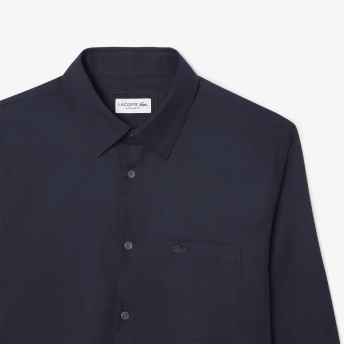 Chemise en coton coupe classique pour homme