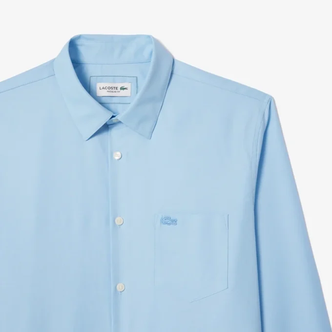 Chemise en coton coupe classique pour homme