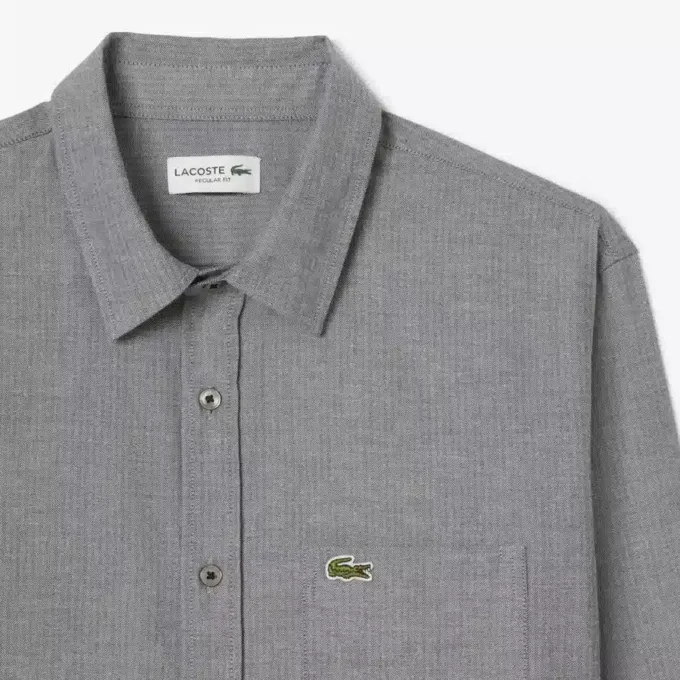 Chemise en coton coupe classique pour homme