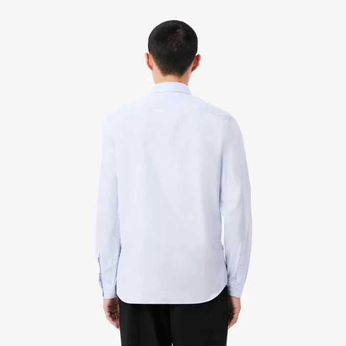 Chemise en coton coupe slim pour homme
