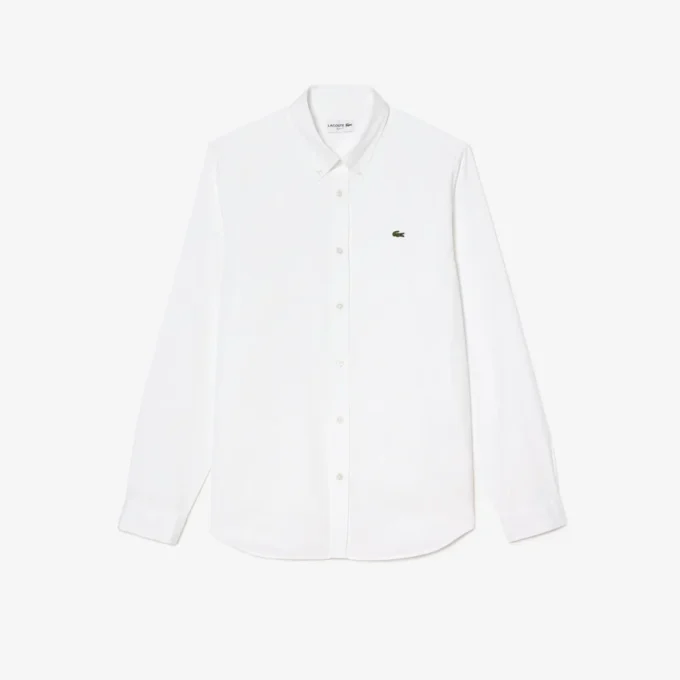 Chemise en coton coupe slim pour homme