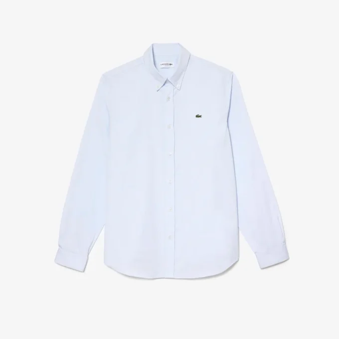 Chemise en coton coupe slim pour homme
