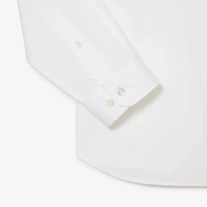 Chemise en coton coupe slim pour homme
